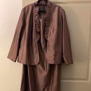Bronze Evening Gown with Jacket